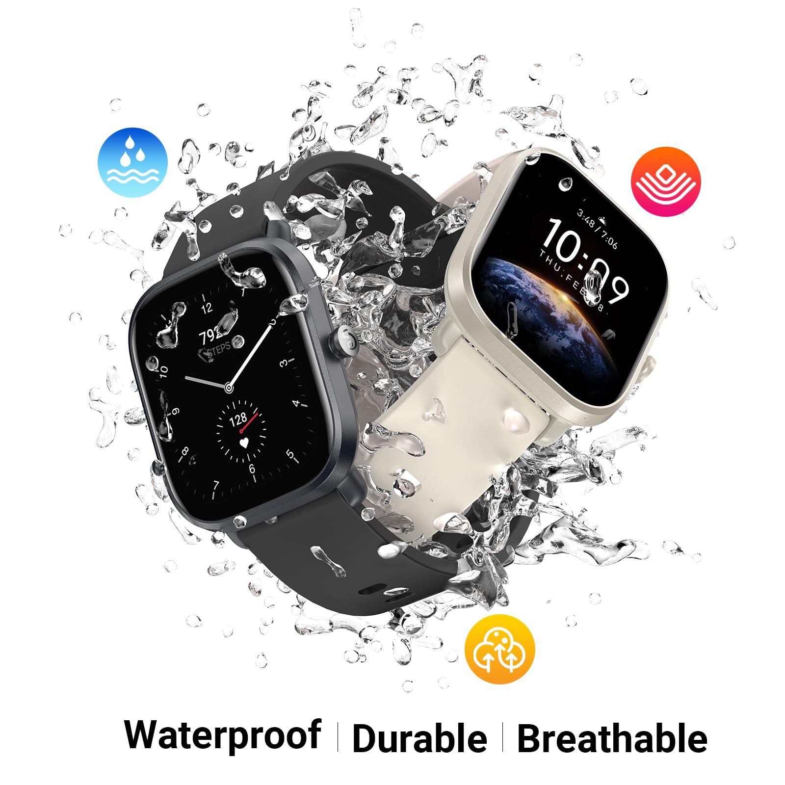 Higgs 3 Pezzi Cinturino 20mm Compatibile con Amazfit GTS 2 Mini/4 Mini/GTS 2 2e 3 4 42mm/Cinturini Amazfit Bip 3/Bip S/Bip S Lite/Bip Lite/Bip U pro,Cinturini Sportivo Morbido Silicone Donna e Uomo