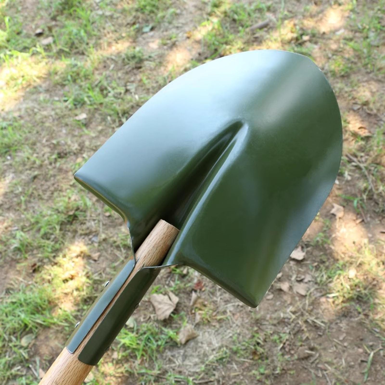 Łopaty ogrodowe, łopata budowlana, Schaufel Große Schaufel Baustelle Grabschaufel Landwirtschaftliche Werkzeuge Outdoor Schaufel Manganstahl Verdickte Schaufel(A)