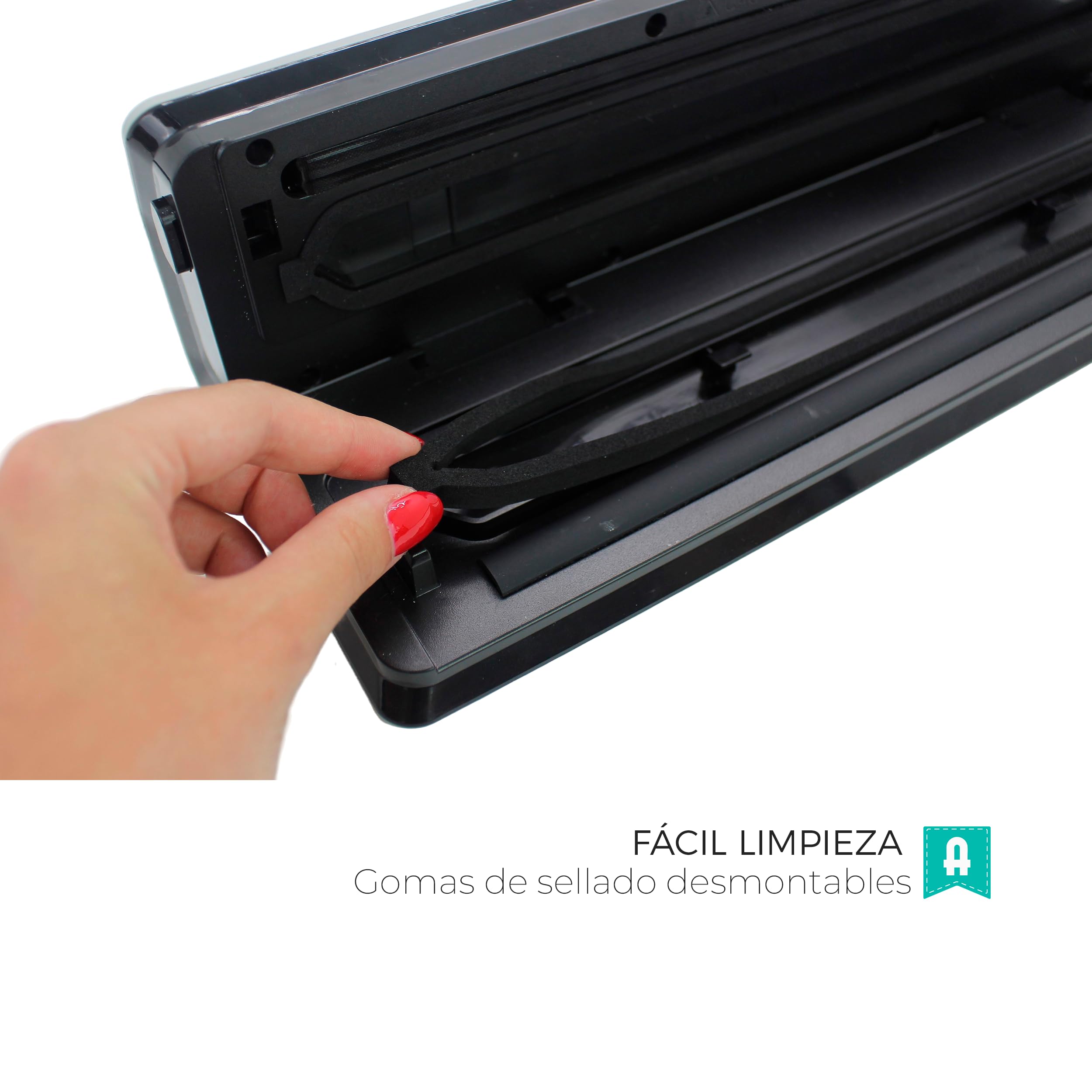 Alfa Envasadora al vacío portátil con Batería de litio VAC&GO con carga por cable USB-C