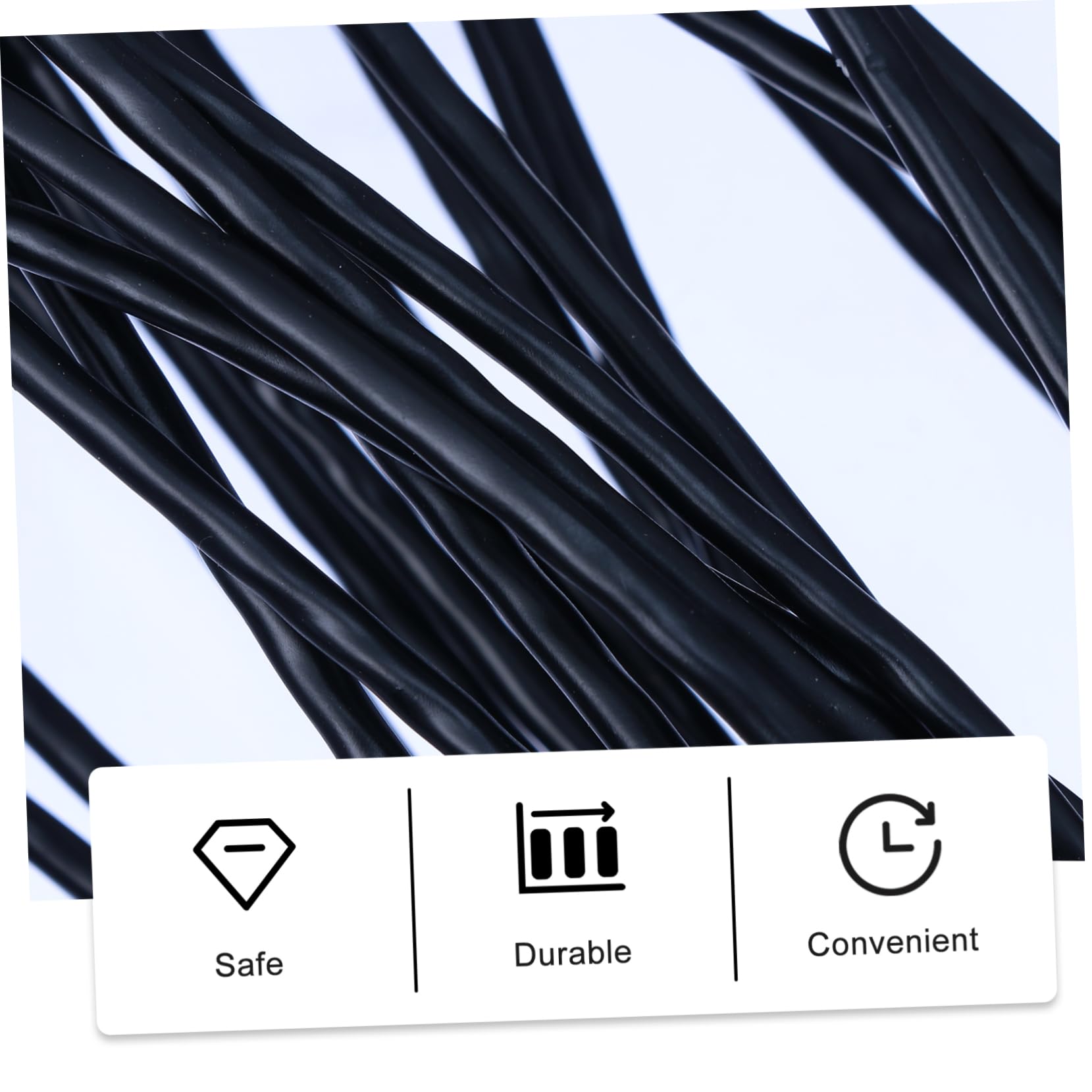 Cabilock DIY Extension Cable 10m Traveling Data Recorder Wire Car Repair Parts White Extension Cord