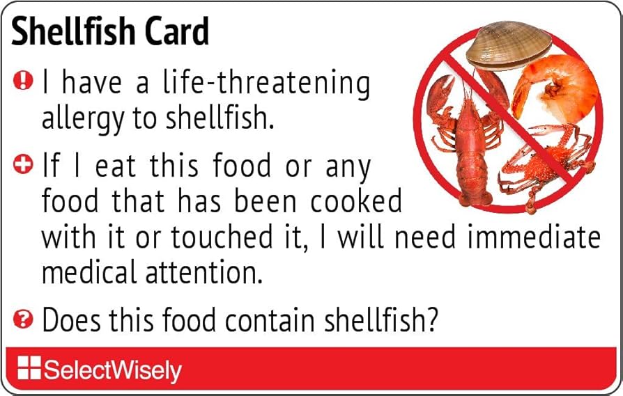 amazon-com-selectwisely-shellfish-allergy-translation-card-2-pack-translated-in-italian-or-47-languages-health-household for Free Printable Allergy Cards Italian Amazon.com: SelectWisely Shellfish Allergy Translation Card (2 Pack) - Translated in Italian or 47+ Languages : Health & Household for Free Printable Allergy Cards Italian