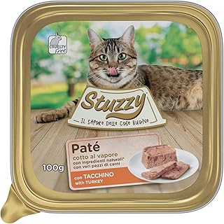 Stuzzy Mister Wet Adult Cat Food Turkey Line Pate and Meat in Pieces, Total 3.2 kg (32 Cups x 100 g) product image