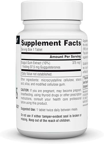Miniatura 3 de Source Naturals Guggulsteronas 37.5mg - 60 Tabletas
