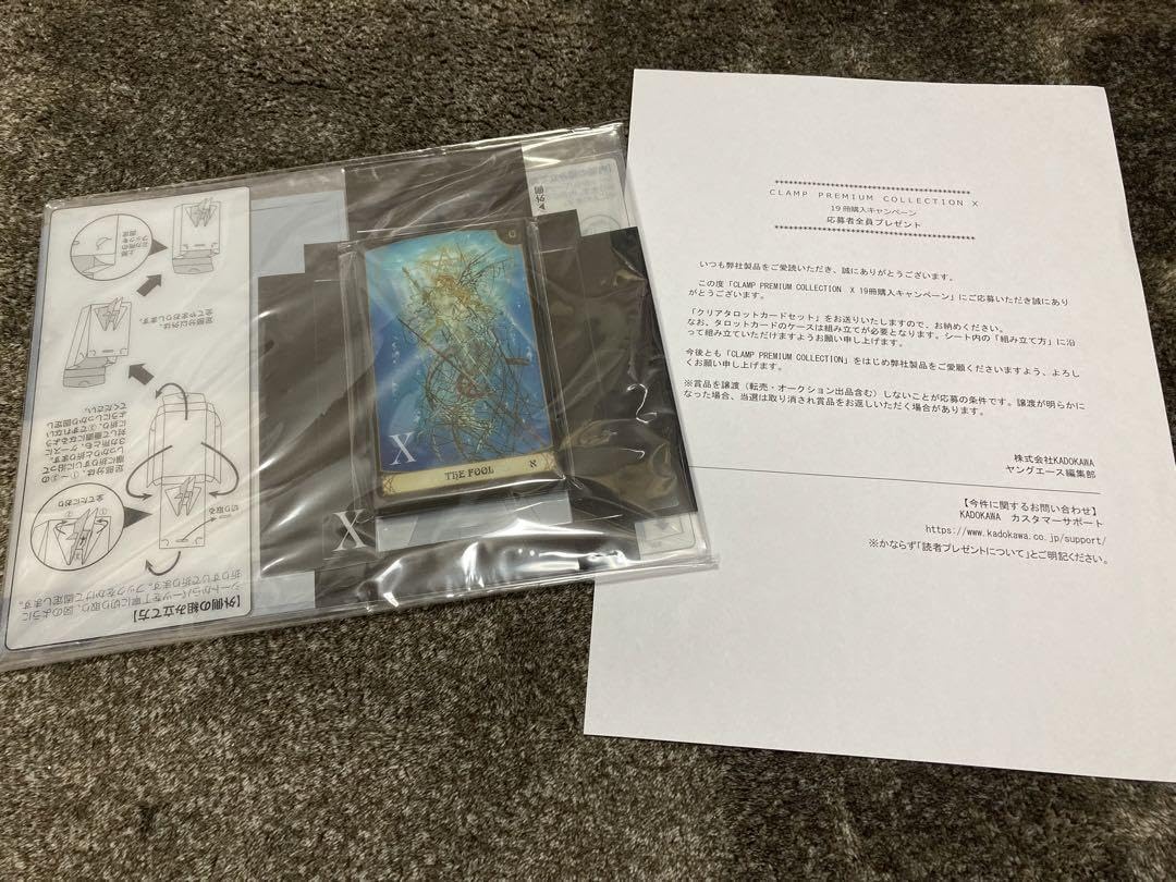 Amazon.co.jp: タロットカード風 クリアカード 19枚 応募者全員 