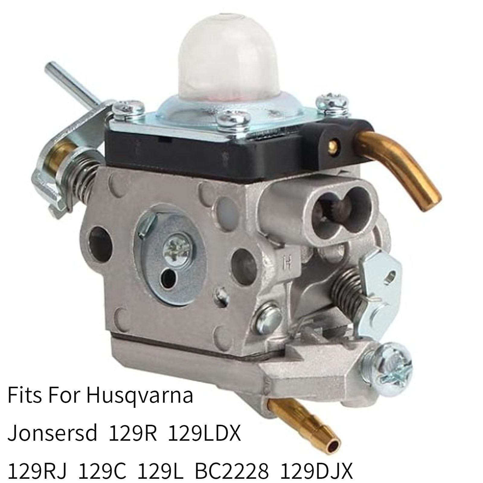 compatibile con carburatore 129LDX sostitutivo per Husqvarna Jonsered 129LK 129R 129DJX 129RJ 129C Carb