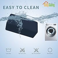 Vista 7 de Easy-Going Funda Elástica para Otomana Taburete de Almacenamiento Plegable Protector de Muebles Funda Rectangular Suave con Parte Inferior Elástica