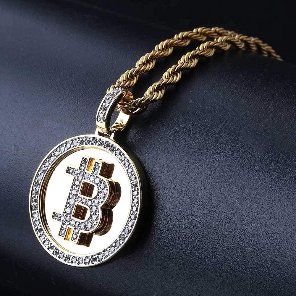 JAJAFOOK Iced Out CZ Simulated Diamond 14K Gold Liberia | Ubuy