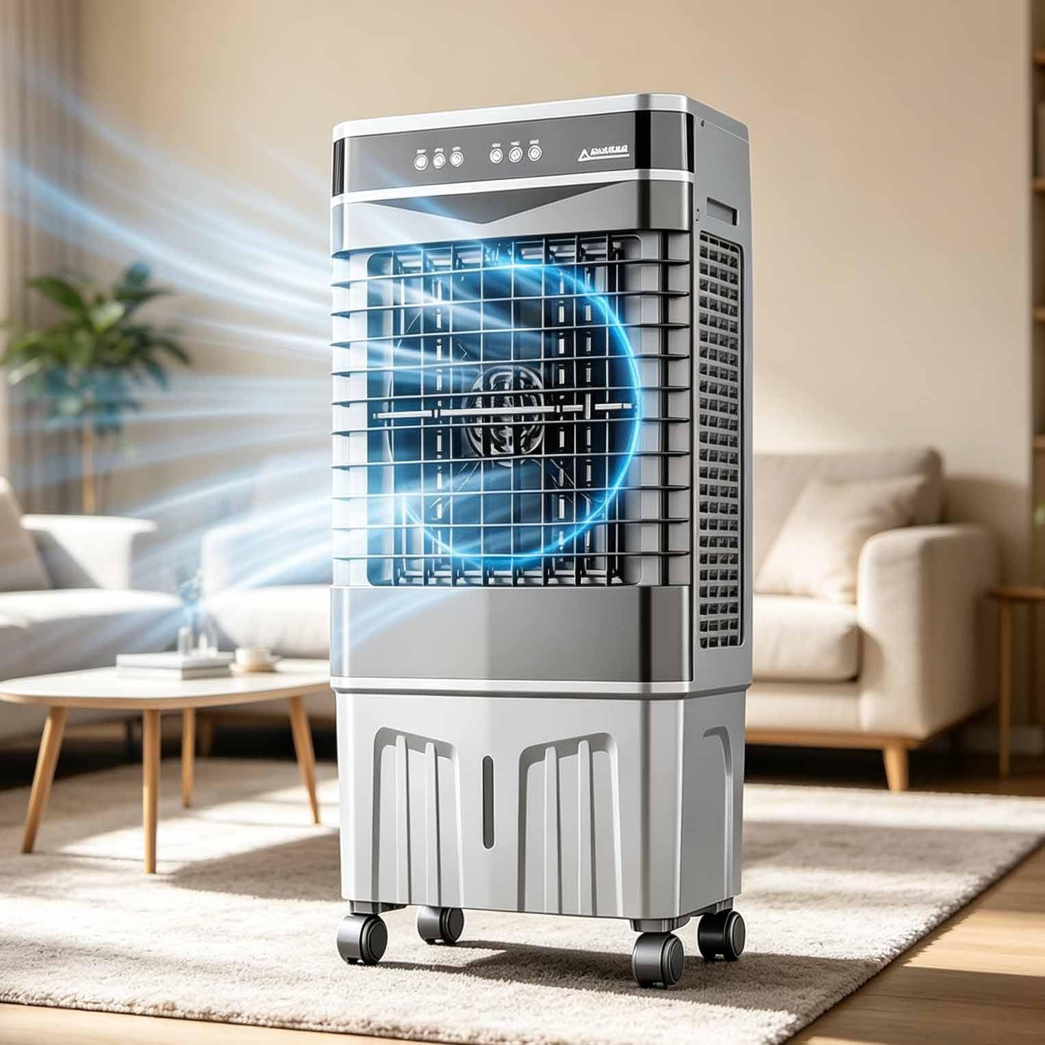 Raffrescatore evaporativo 3 in 1, ventilatore/condizionatore portatile
