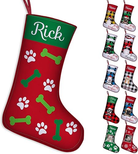 Miniatura 1 de Westpearl Calcetines de Navidad personalizados para perros y gatos 42 patrones de perros de mascotas calcetines de Navidad personalizados con