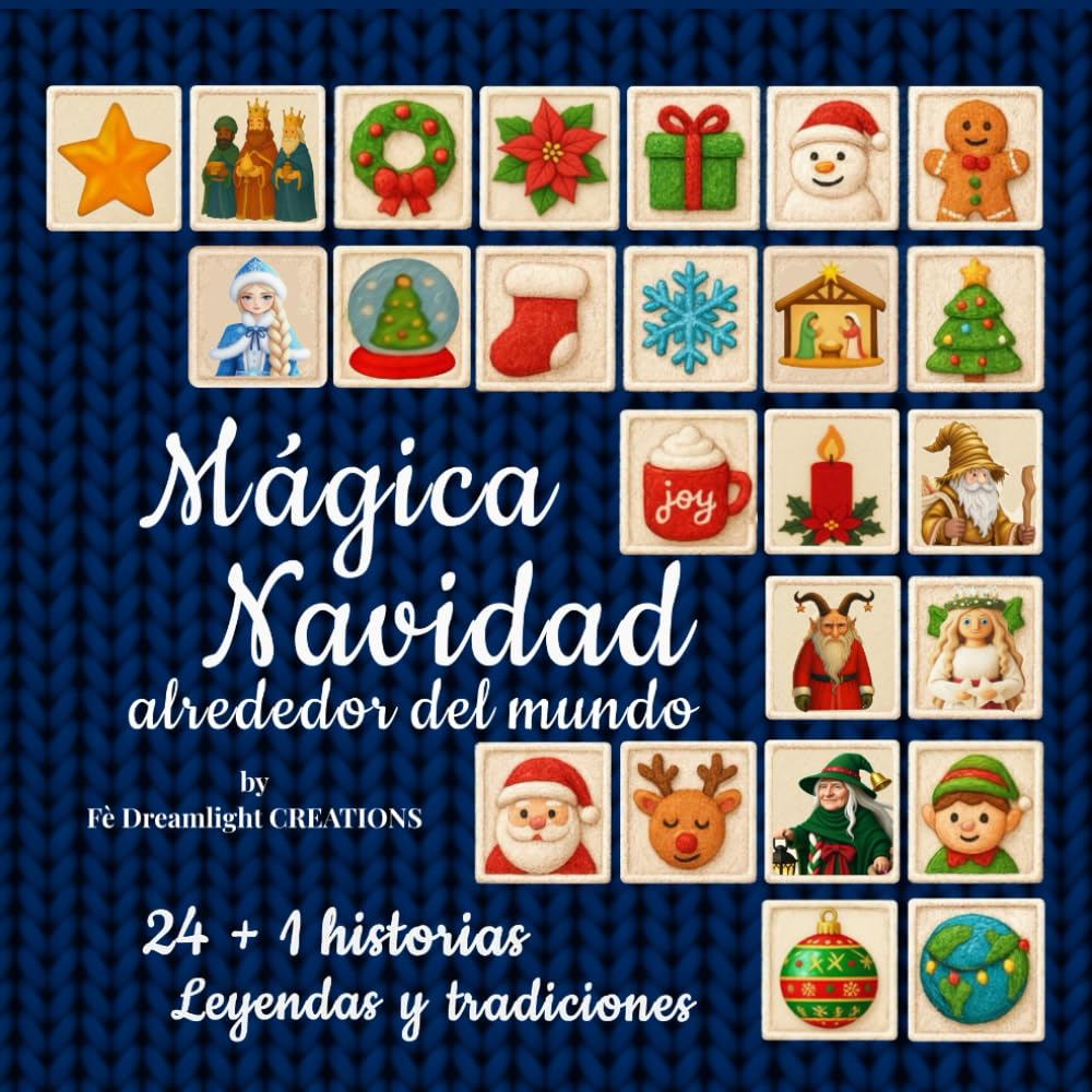 Mágica Navidad alrededor del Mundo: 24 + 1 Historias, Leyendas y Tradiciones . Cuentos de Navidad para niños y familias, historias mágicas, leyendas y tradiciones de todo el mundo