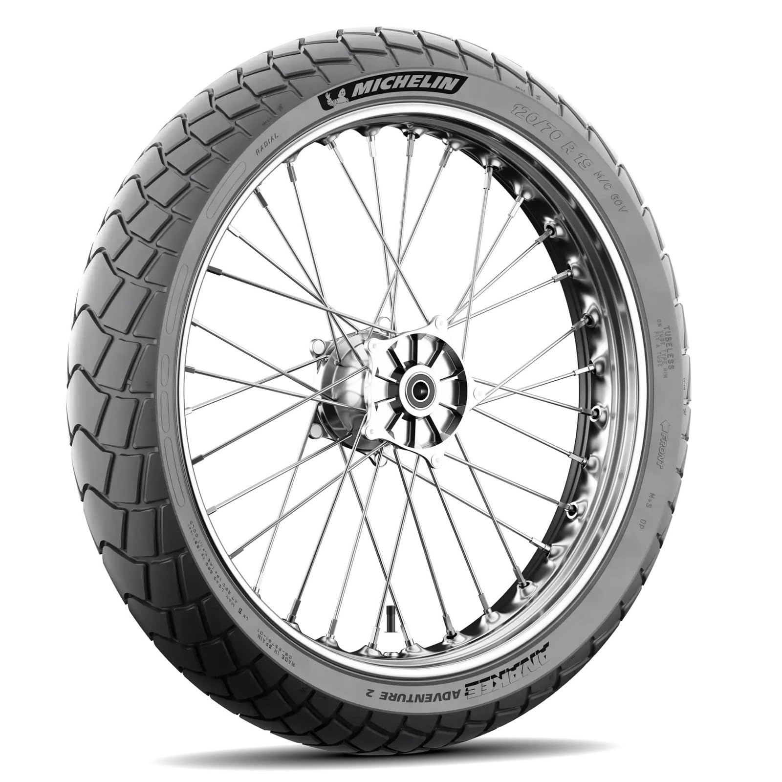 MICHELIN ANAKEE ADVENTURE 2 120/70R19 60V - Neumático delantero