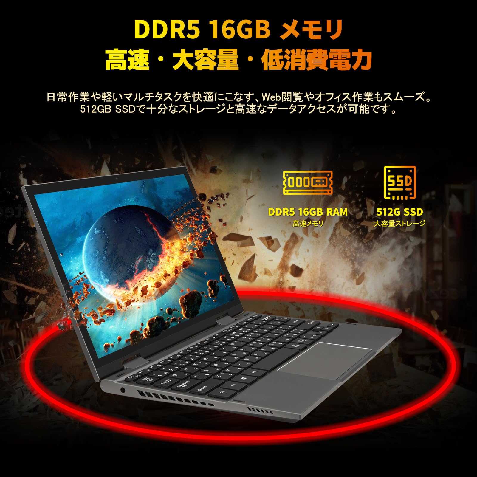 Amazon.co.jp: 2in1 ノートパソコン 10インチ windows11 pro&Office