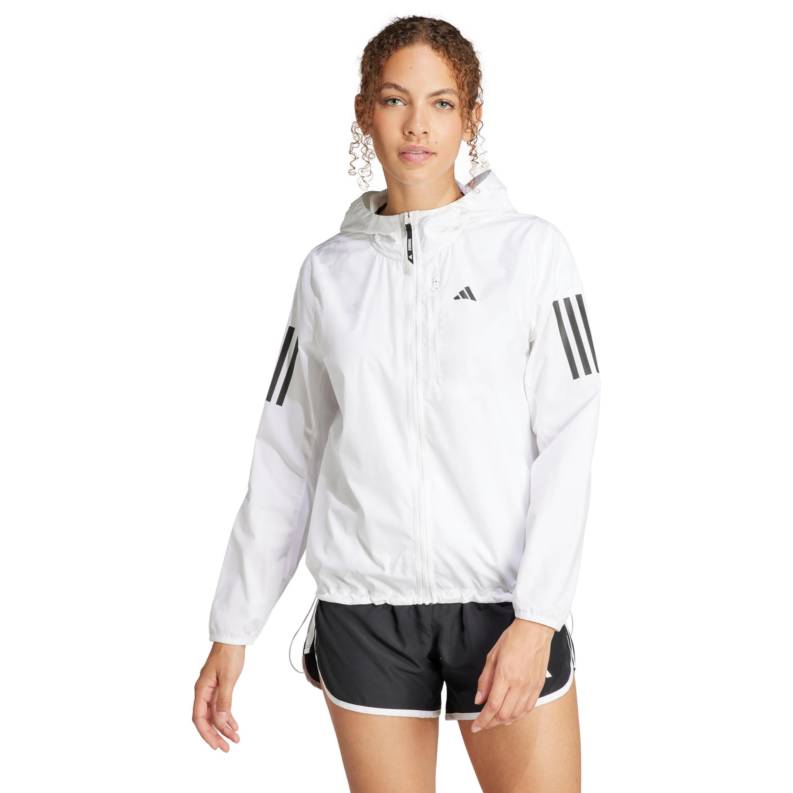 adidas Own The Run B Jacket Running Jacket Women - White, Size L