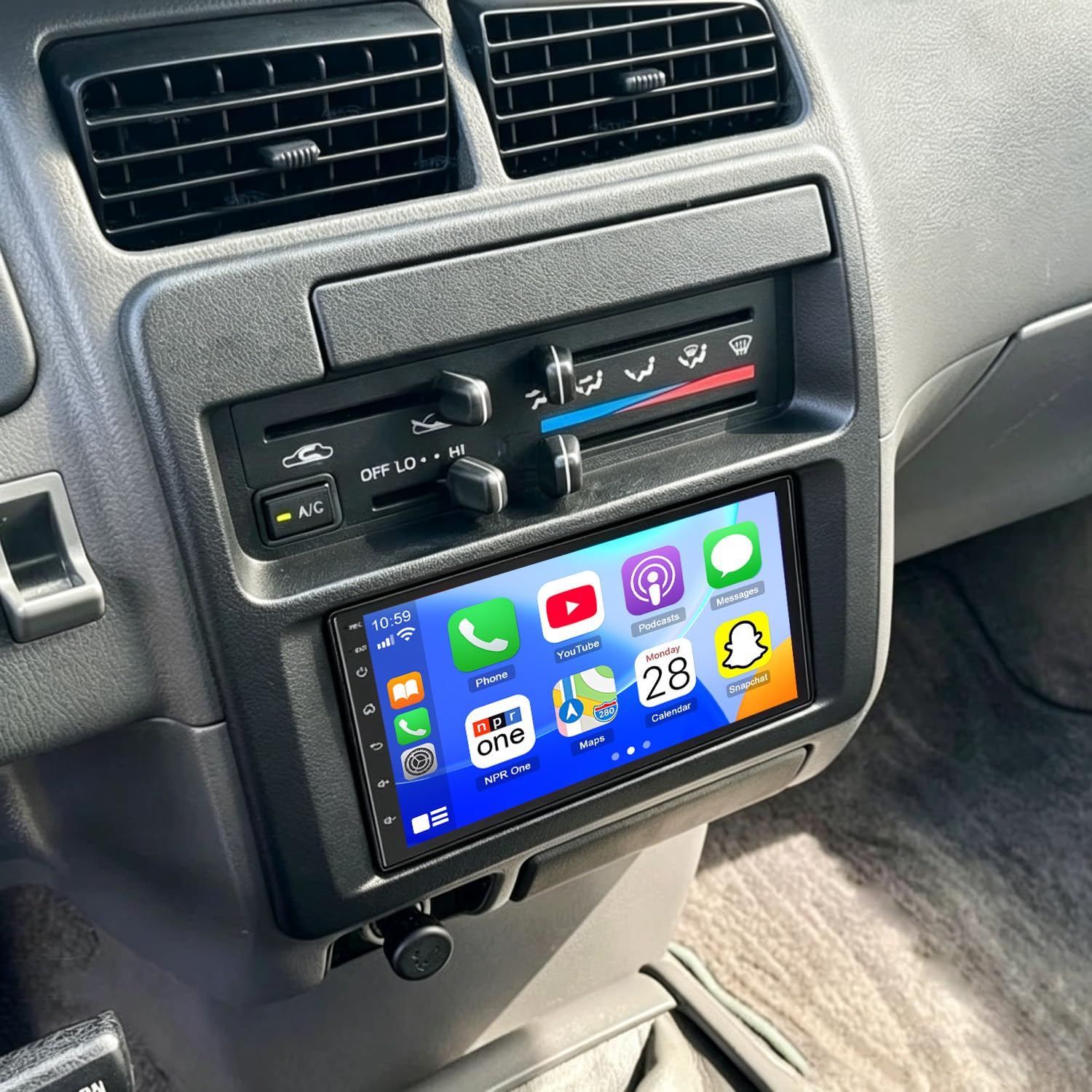 Amazon.com: 7 Inch Double Din Touch Screen Car Stereo Radio for