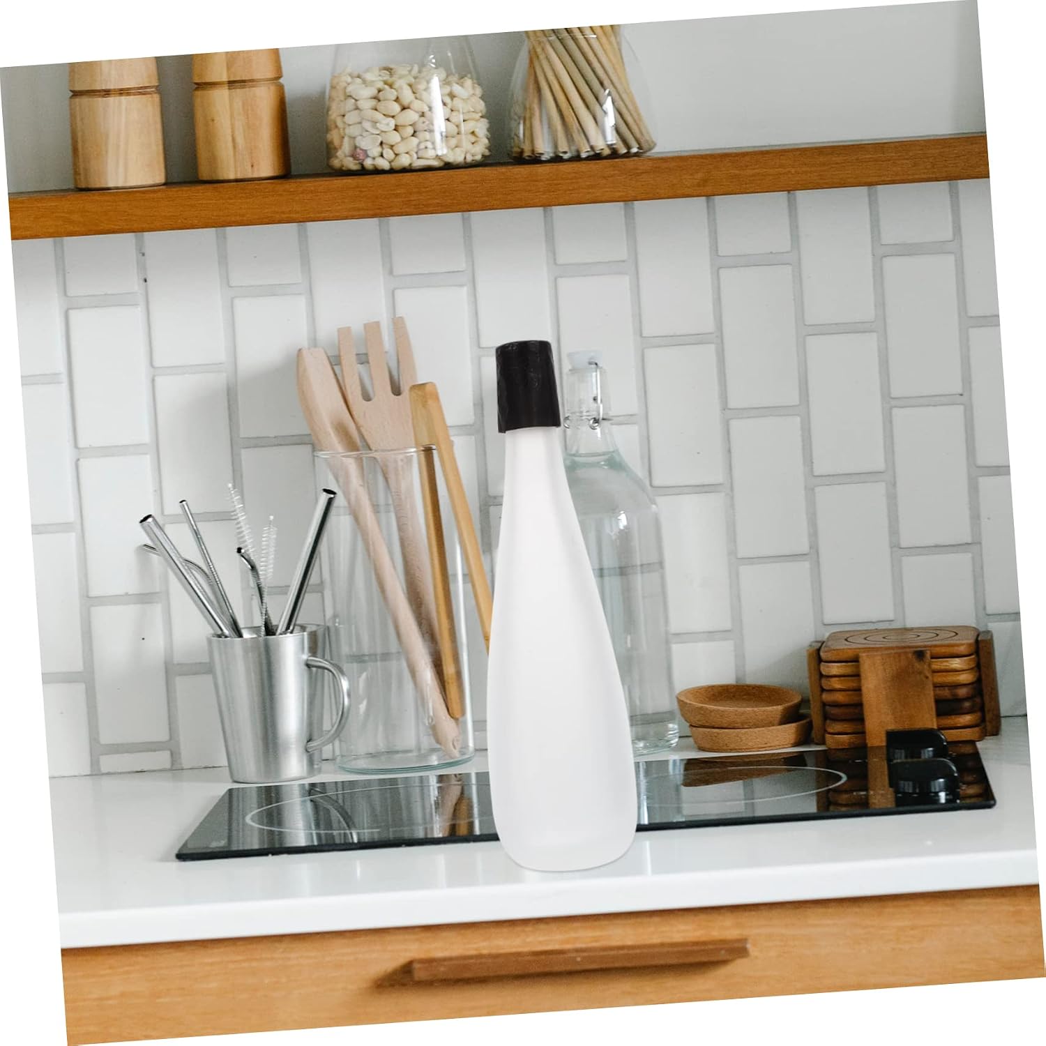 1Pc Wine Storage Bottle with Elegant Packaging Portable Beverage Bottle for Picnics Home Brewing and Liquor for Homemade Drinks