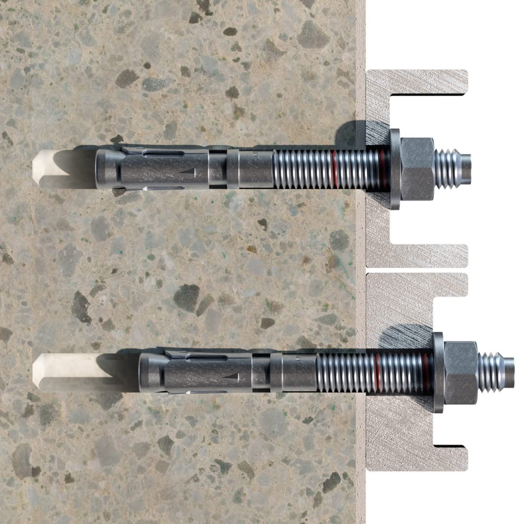 INDEX Fixing Systems MTA-A2 - Confezione da 100 ancoraggi per carichi elevati, in acciaio inox A2, M8 x 75 mm, diametro 8 mm
