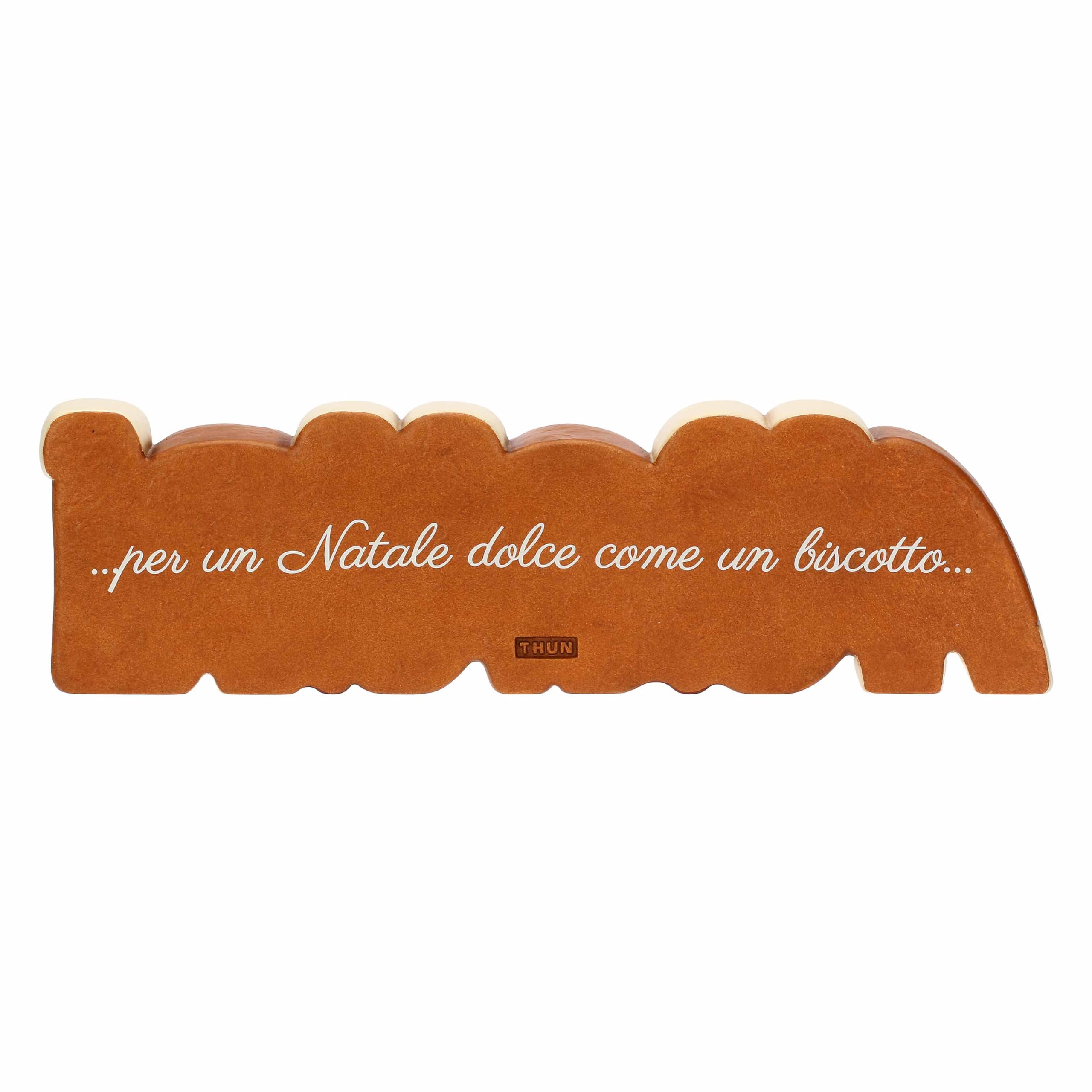 THUN - Scritta "Auguri" in ceramica-35x5,1x10 cm