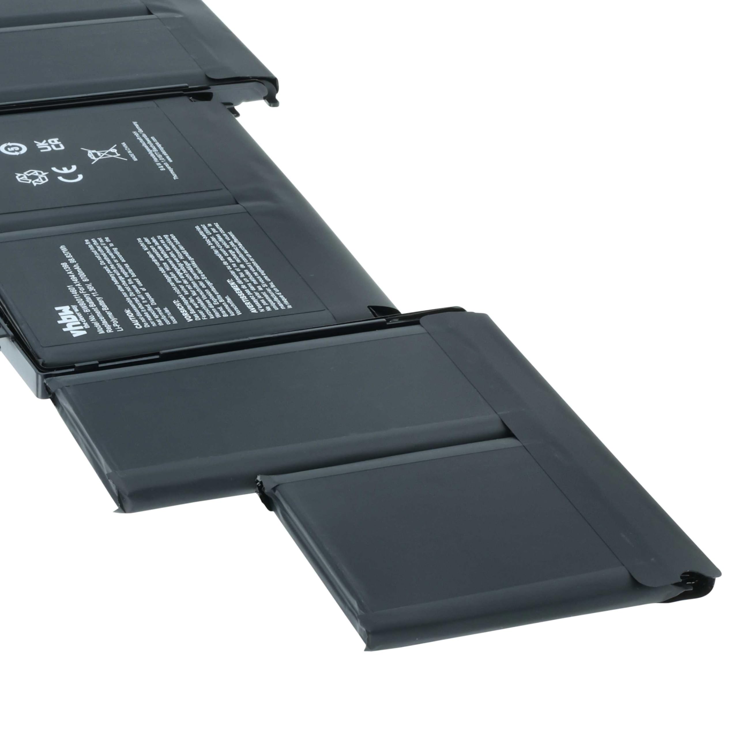 vhbw batteria sostituisce Apple A1618 per laptop, notebook (8700mAh, 11.36V, Li-Poly)