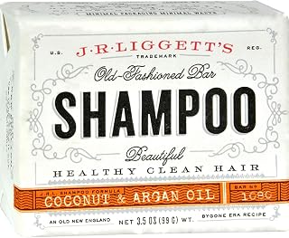 J.R. LIGGETT'S SHAMP BAR,COCONUT&ARGAN, 4 pk