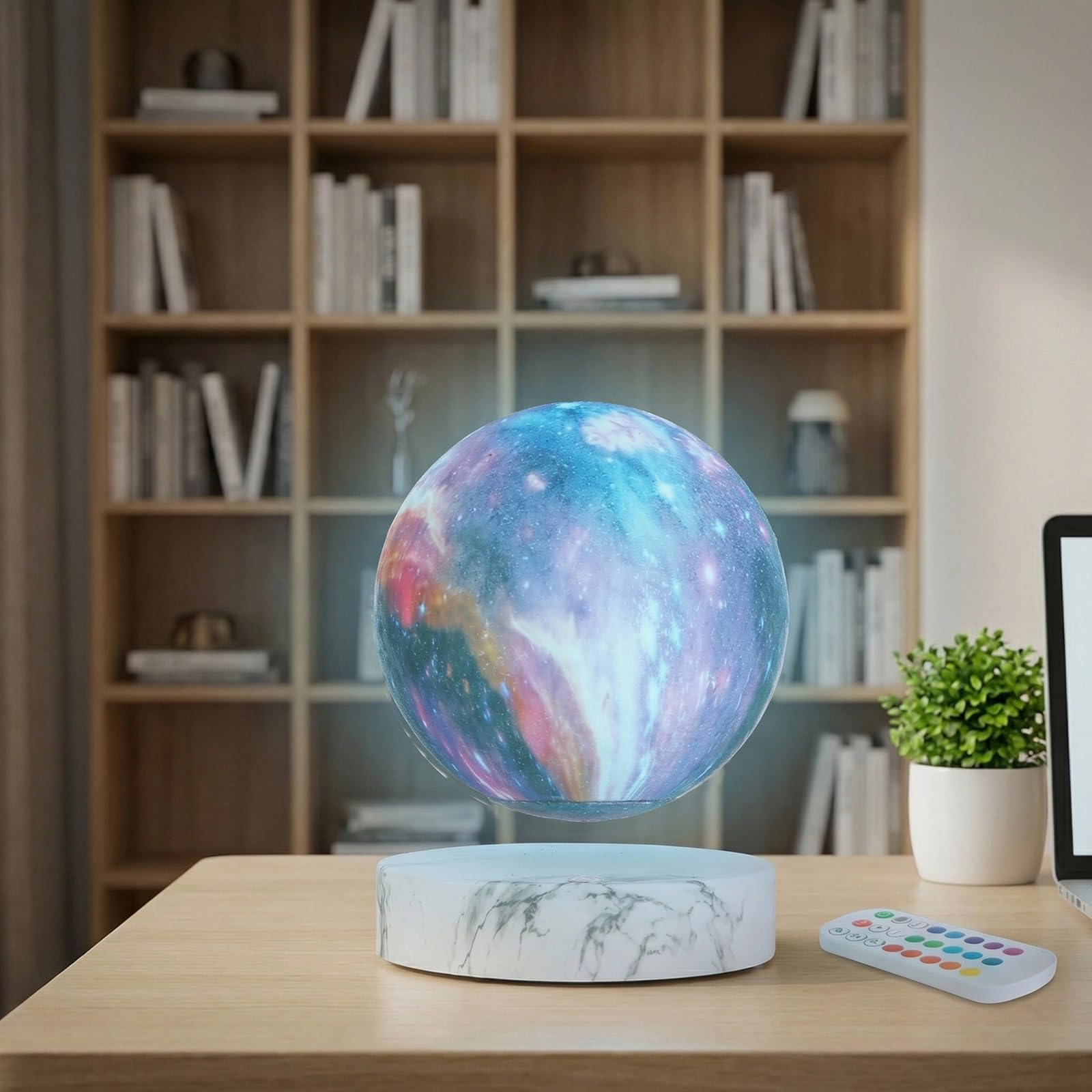Lampada da luna a levitazione magnetica della galassia, 16 colori lampada a luna galleggiante - luce notturna per casa e ufficio regali unici