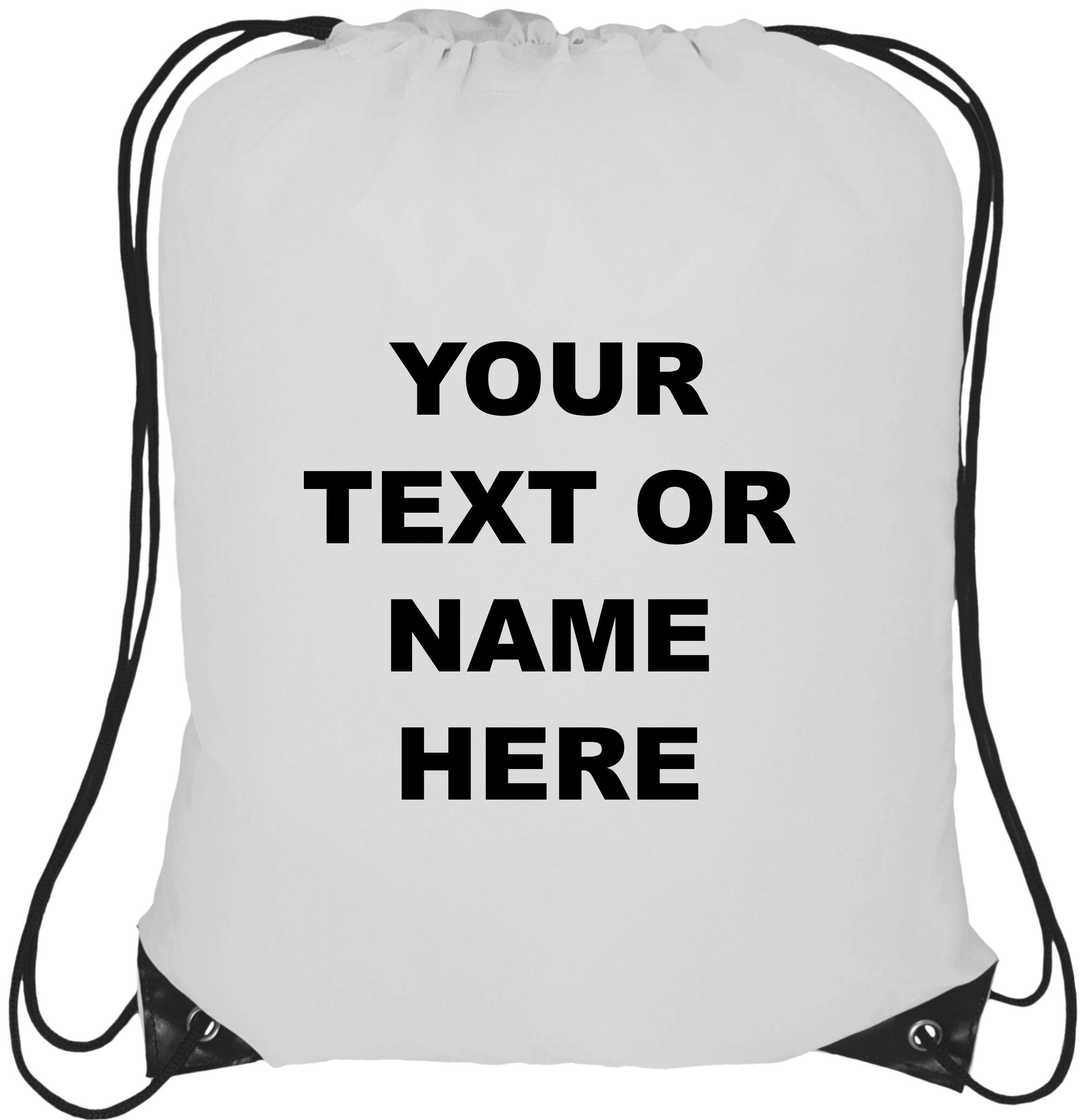 Ultimate-Line Personalised Drawstring bag (White)