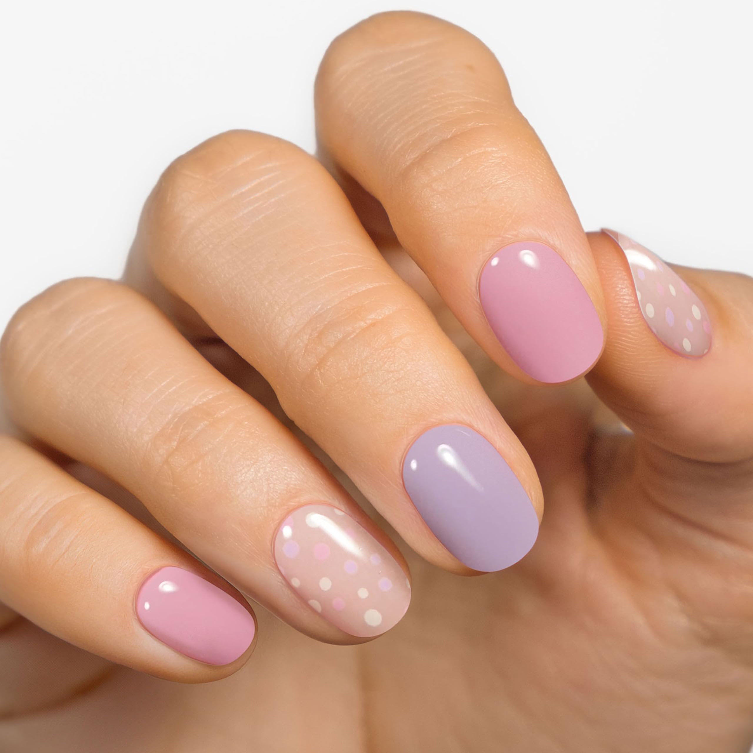 MOYOU LONDON Semi Cured Gel Nail Strips - 20 Pcs. Nail Wraps for Salon-Quality Manicure - Works with Any UV Nail Lamp - Easy to Apply, Trim, & Remove Gel Nail Stickers - Image 2