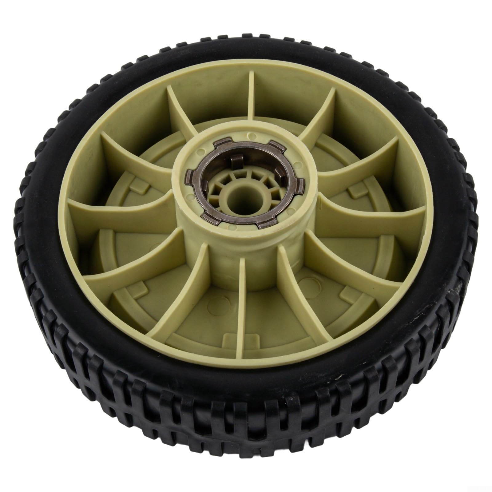 Self Propelled Rear Wheel Replacement for HRJ216 HR215 HR196 Lawn Mowers, For Plastic Drive Wheel Hub for Enhanced Traction and Stability on Uneven