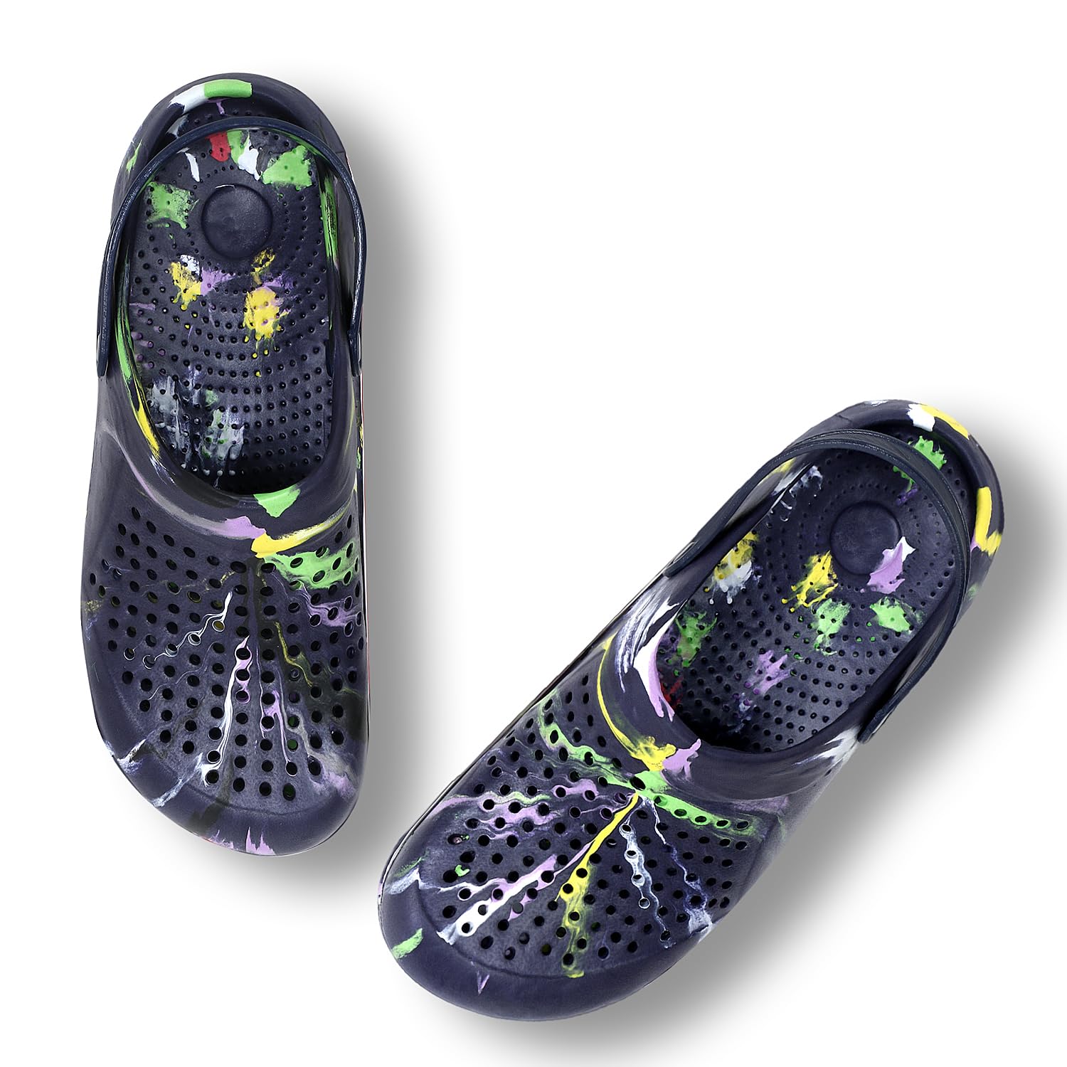 TOMSY CHOICE CROCKS Spray Mens Classic Casual Clogs/Sandals with Adjustable Back Strap for Adult | Stylish & Anti-Skid | Waterproof & Everyday Use Mules for Gents/Boys, Size 9 (Navy) (B0CKRDQQYQ) Amazon Price History, Amazon Price Tracker