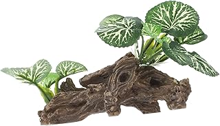 POPETPOP Planta De Tanque De Réptil Réptil Planta Falsa Réptil Terrário Floresta Árvore Folhas De Planta Planta De Aquário Realista Planta De Aquário Debaixo D'água Planta De Plástico