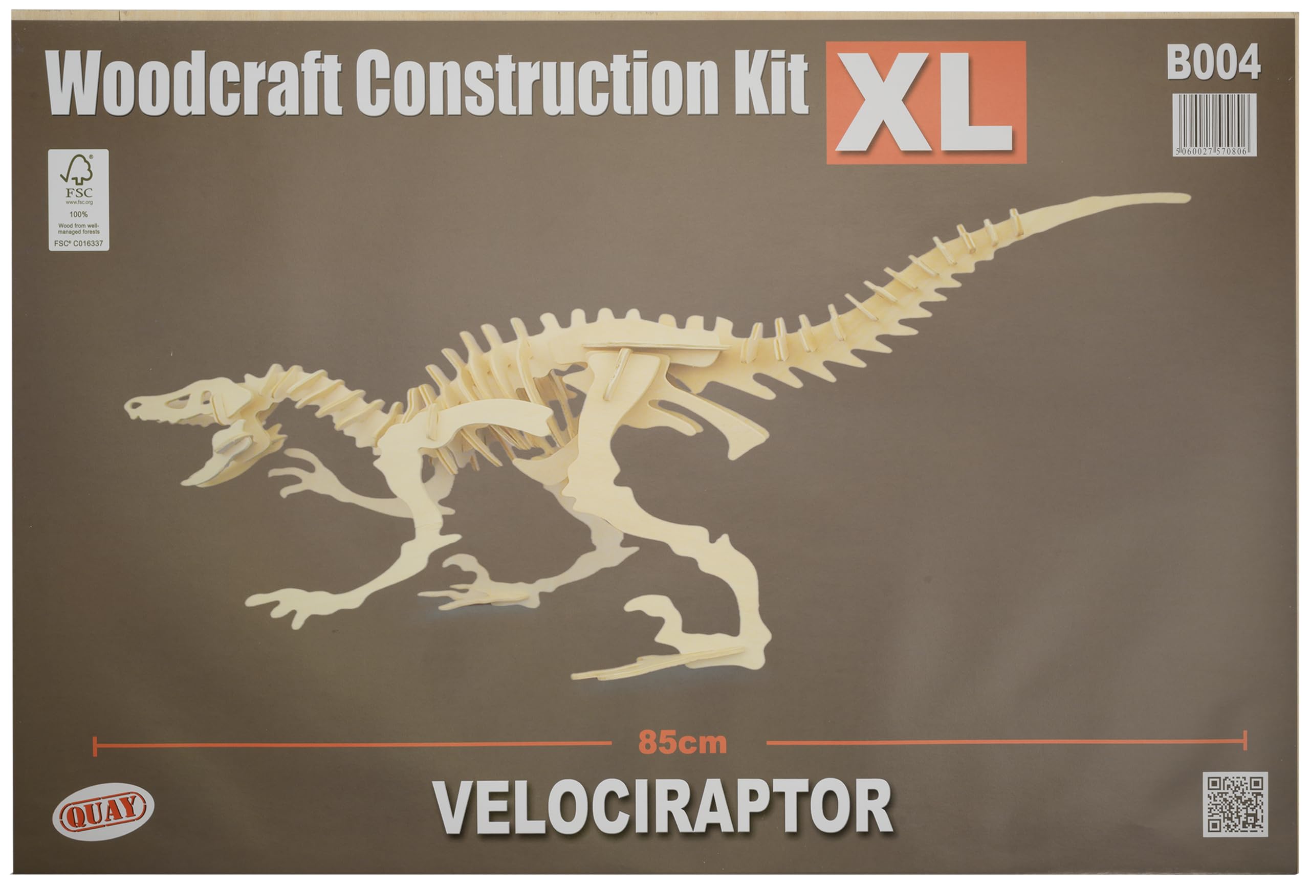 Quay Velociraptor Woodcraft Construction Kit FSC