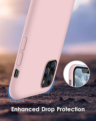 Miniatura 10 de DTTO Funda compatible con iPhone 11 Pro Max, serie Romance, funda de silicona protección mejorada de cámara y pantalla con cojín de rejilla de panal