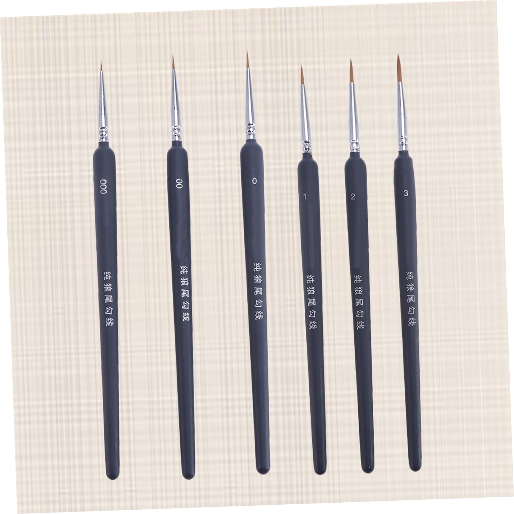 Set de 6 Pinceles de Acuarela para Pintura al Óleo, Pluma de Dibujo Lineal | Pinceles para Pintura de Plástico, Portátiles para Viaje y Organización, Decoracion Colegio