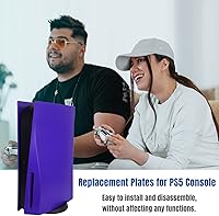 Vista 5 de Disc Edition - Paneles de cubierta para consola PS5, Playstation 5, placa protectora de repuesto para consola PS5, placa protectora de repuesto a