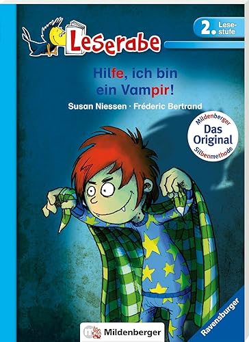 Hilfe, ich bin ein Vampir - Leserabe 2. Klasse - Erstlesebuch ab 7 Jahren (Leserabe mit Mildenberger Silbenmethode)