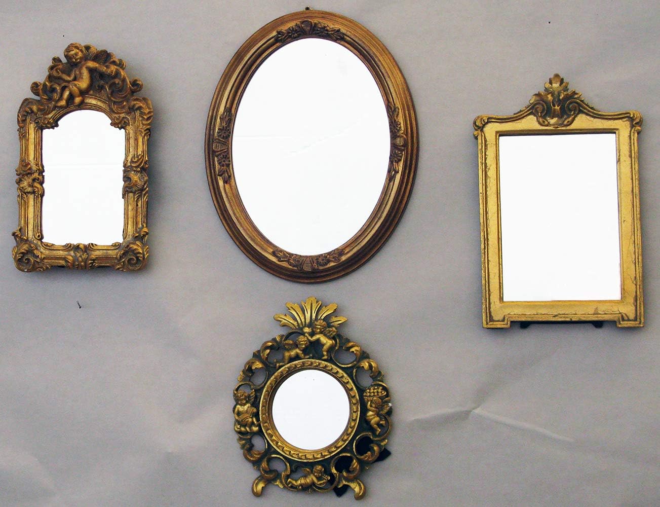 tri pieghevole specchietti di vanità