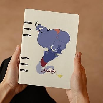 Amazon.co.jp: アラジン ジーニー システム手帳 PU ノートメモ帳