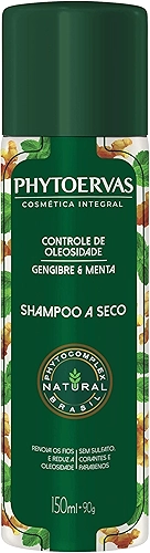 Phytoervas Phyto Shampoo Seco Controle Oleosidade 150Ml Verde