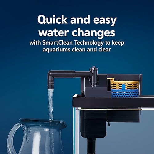 Miniatura 6 de Aqueon SmartClean - Filtro de alimentación con cartucho de filtro EcoRenew, cambios de agua rápidos y fáciles, funcionamiento silencioso, flujo