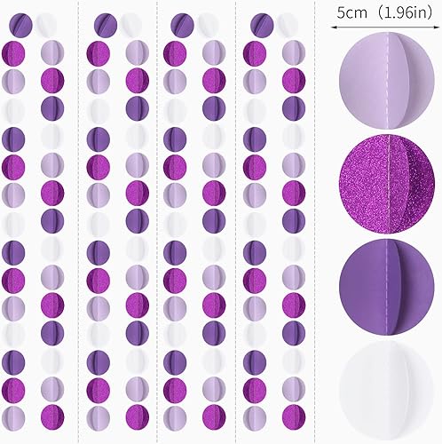 Miniatura 23 de Guirnalda de papel para decoración de fiesta de otoño beige, naranja y rosa, 39 pies, 3D de otoño, bohemio, colgante, para Acción de Gracias
