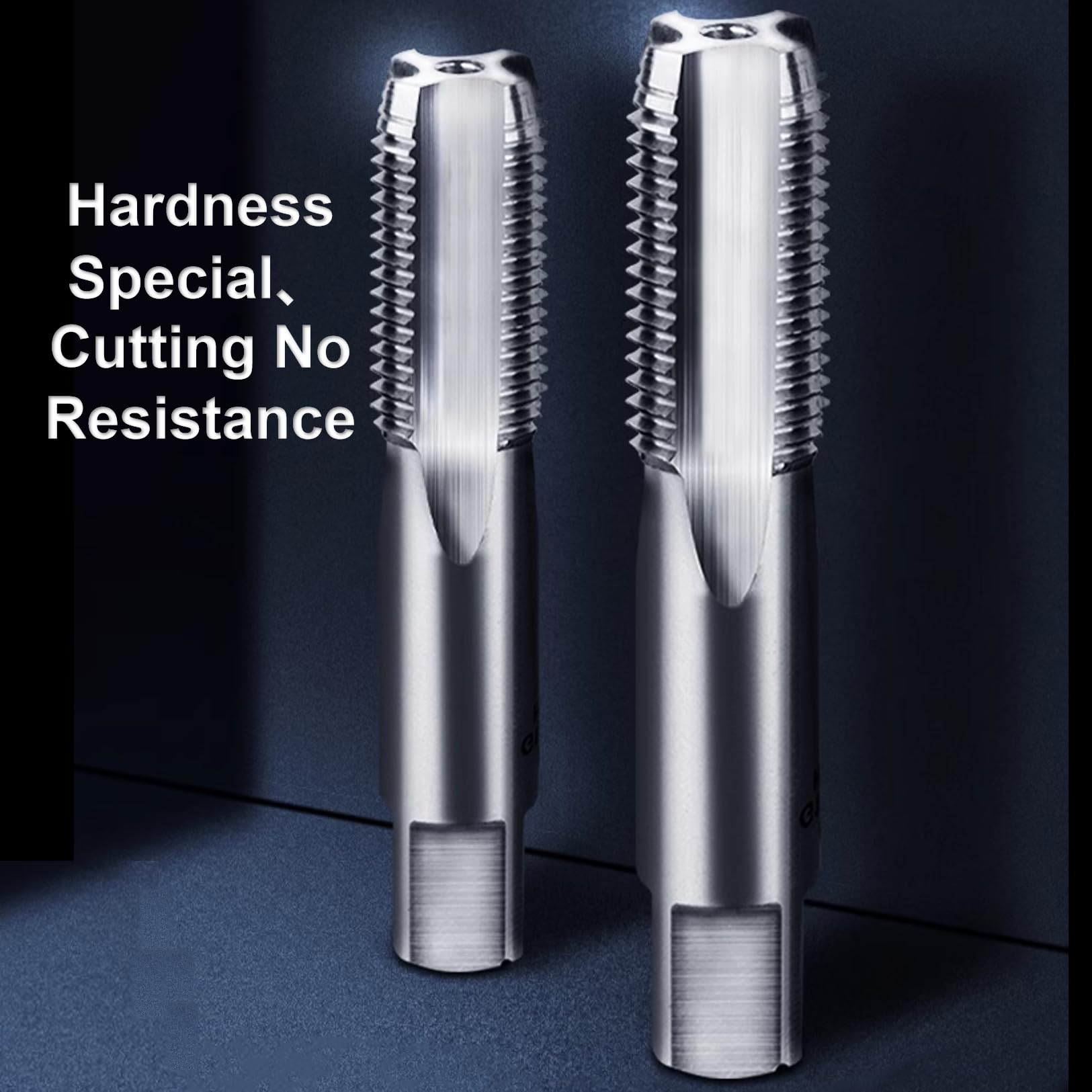 6Pcs NPT Pipe Tap Set Thread HSS 1/8-27, 1/4-18, 3/8-18, 1/2-14, 3/4-14, 1-11.5 with Storage Box for Plumber Industrial DIY