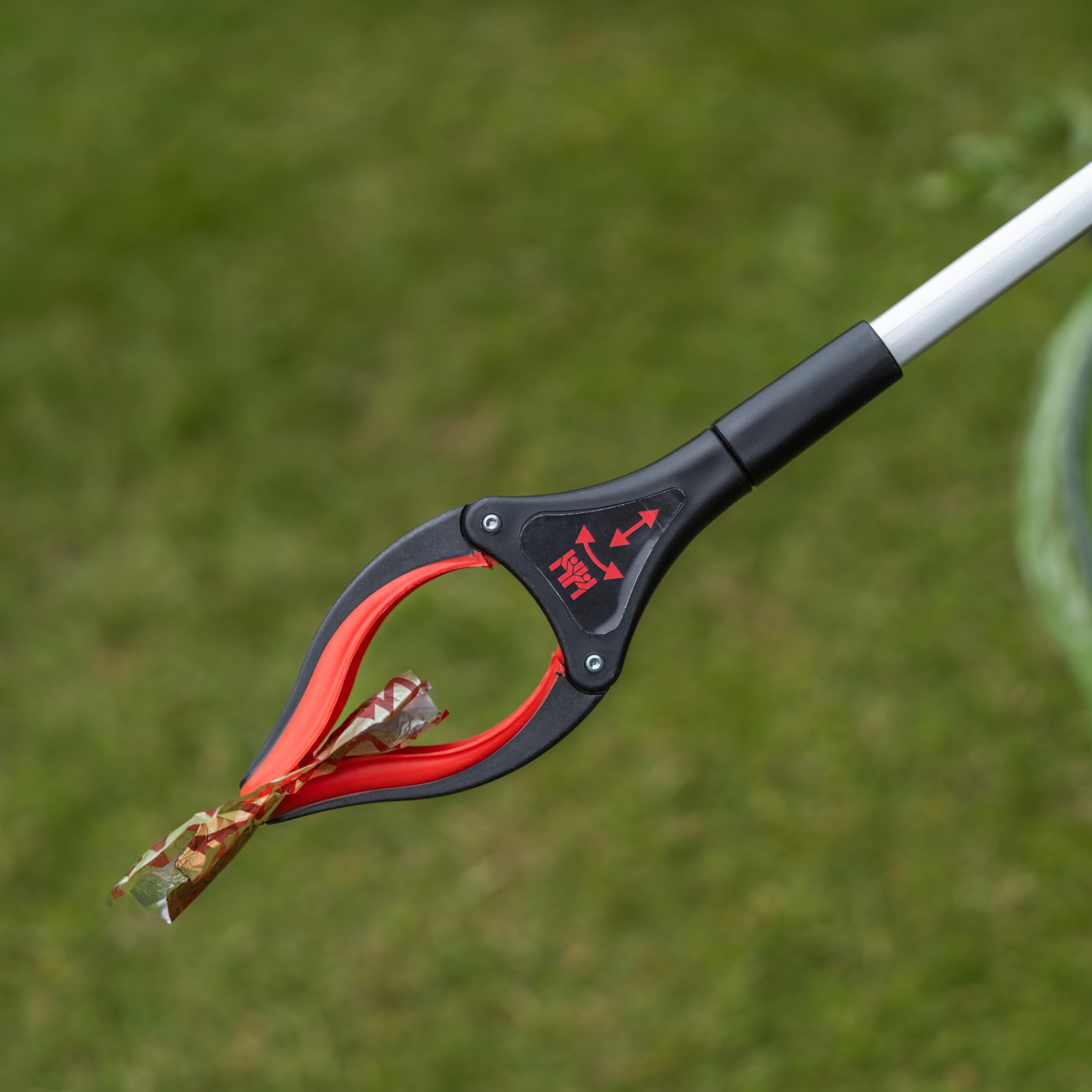 The Helping Hand Company Street Master Pro Pince à litière en Gel pour Adultes avec poignée Confortable, tête rotative 90°