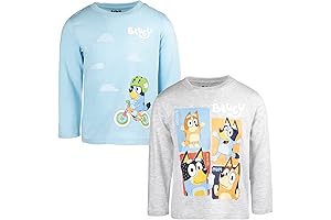 Bluey 2T Long Sleeve Graphic Tees 2-Pack