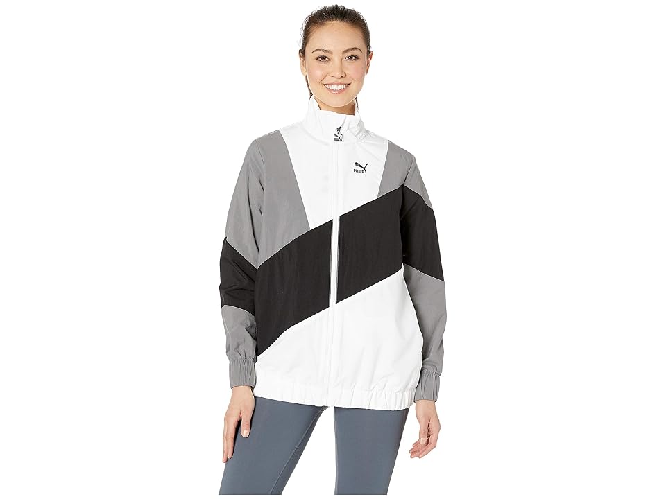 

PUMA Galaxy Wind Jacket (Puma White/Smoked Pearl) Women's Coat