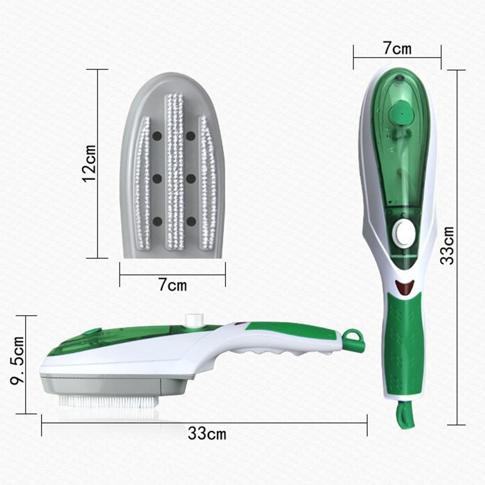 Vaporiera per Indumenti, Vaporizzatore Verticale con Ferro da Stiro A Vapore E Spazzole, Piccolo Vaporizzatore Portatile, per Casa, Ufficio O Viaggio. Blue