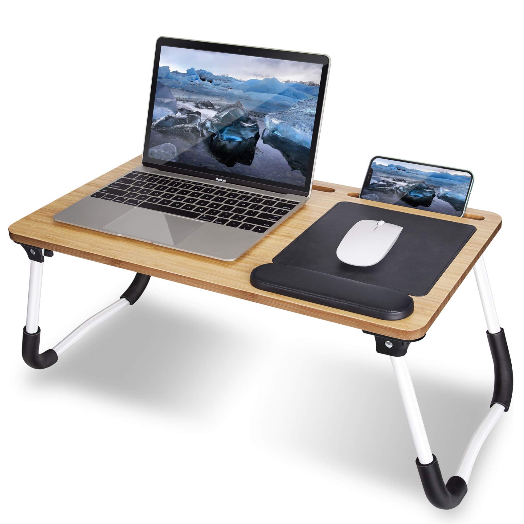 Buy Lap Desk,Bed Desk for Laptop Bamboo Laptop Desk Bed Tray Table
