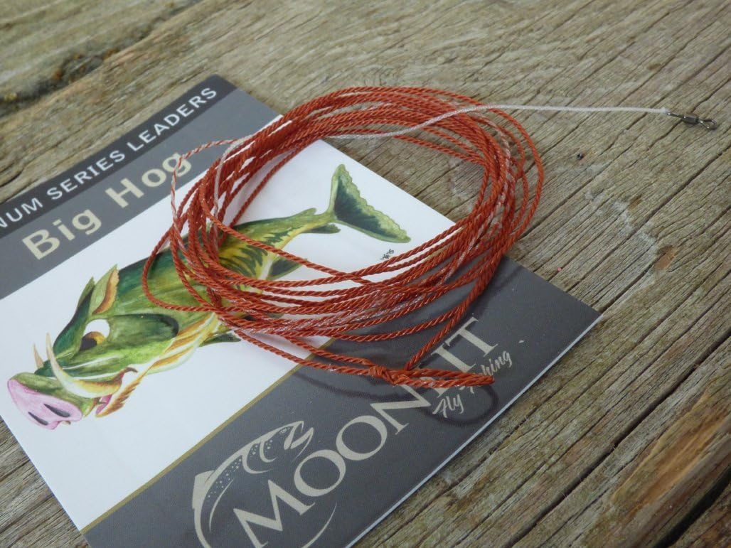 Moonlit - Platinum Big Hog Fly Leader