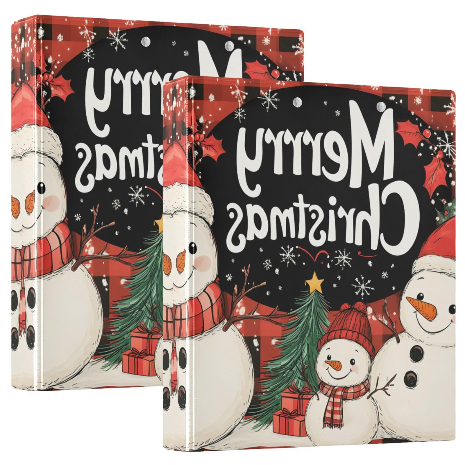 Confezione da 2 raccoglitori a 3 anelli, con 3 tasche trasparenti, portablocco e contiene 200 fogli, per ufficio, scuola, casa