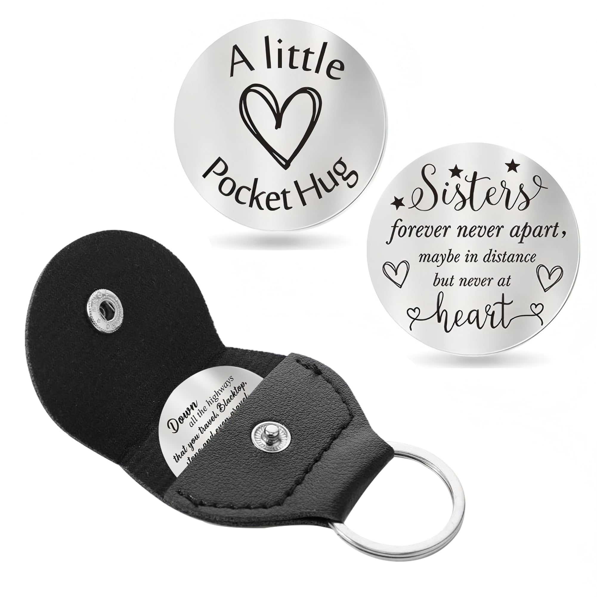 FanSynrare Pocket Hug Token Langstreckenbeziehung Andenken,