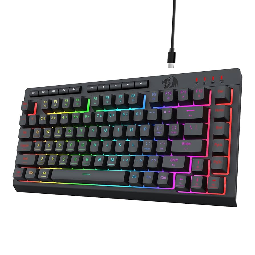 Amazon | Redragon K524 RGB ゲーミングキーボード 有線 USB-C