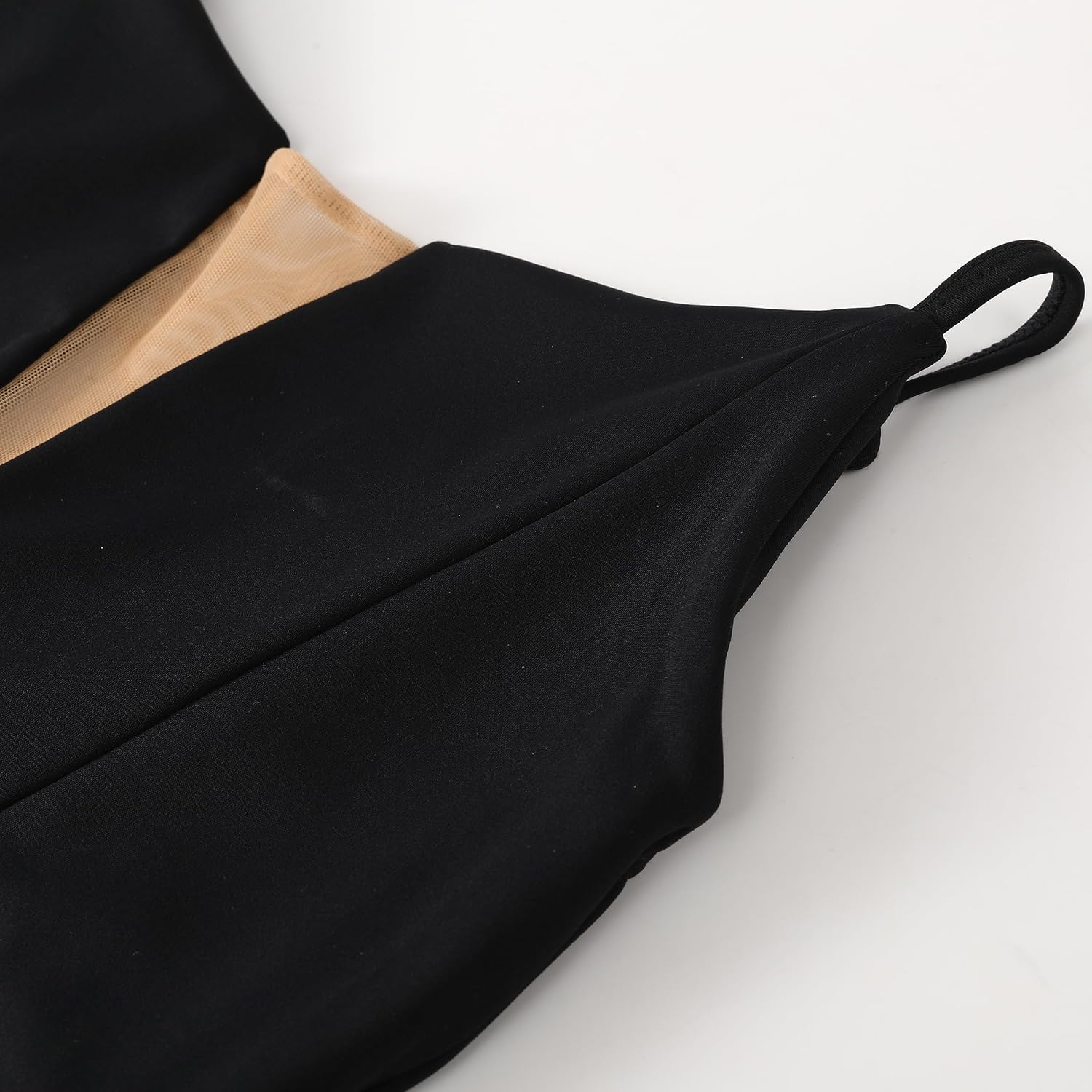 Women's V-Neck Camisole Leotard for Ballet Dance with Adjustable Straps Gymnastics Outfits Bodysuit